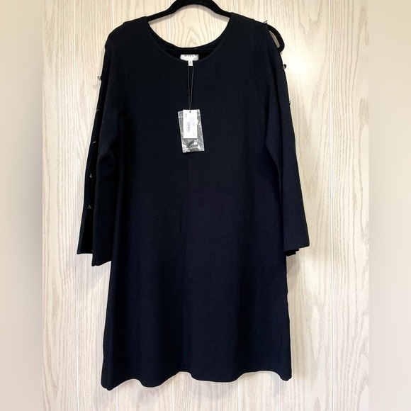 Milly Button Sleeve Size Large Dress NWT - Picture 5 of 7